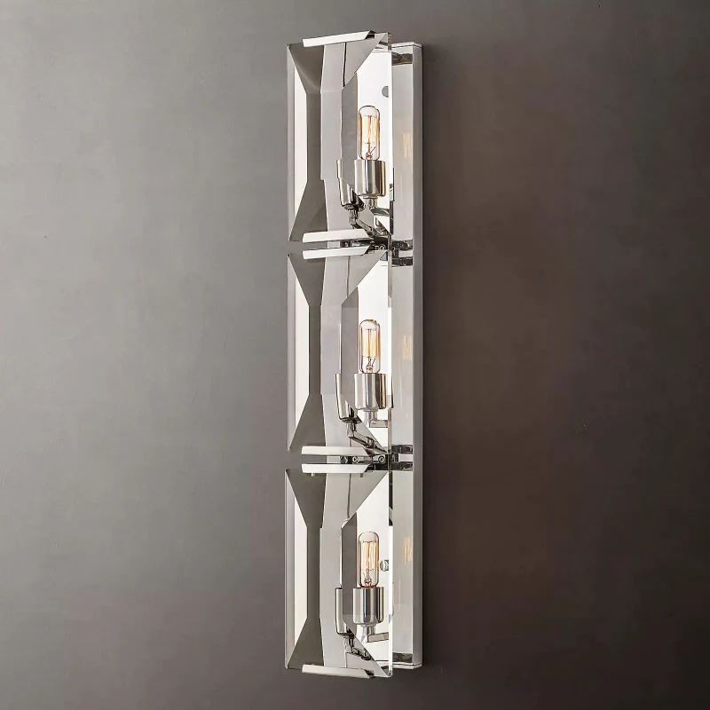 Harlou Crystal Triple Bedroom Wall Sconce