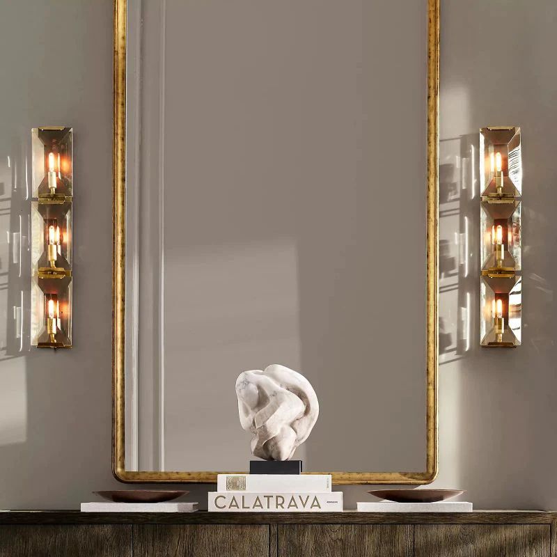 Harlou Crystal Triple Bedroom Wall Sconce