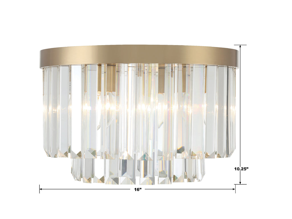Haky 4 Light 16.00 inch Flush Mount