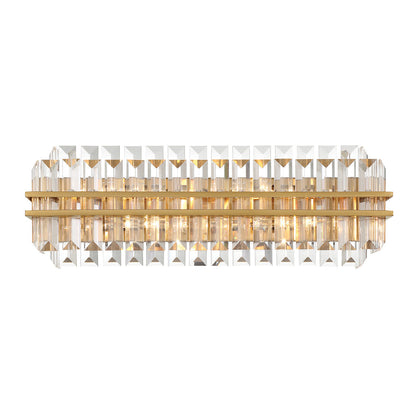 Haky Crystal 4 Light Bathroom Wall Sconce