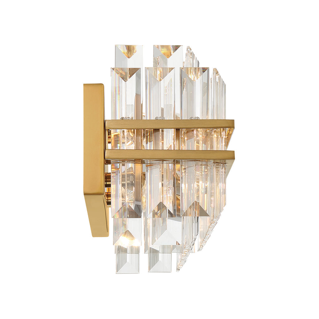 Haky Crystal 4 Light Bathroom Wall Sconce