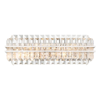 Haky Crystal 4 Light Bathroom Wall Sconce