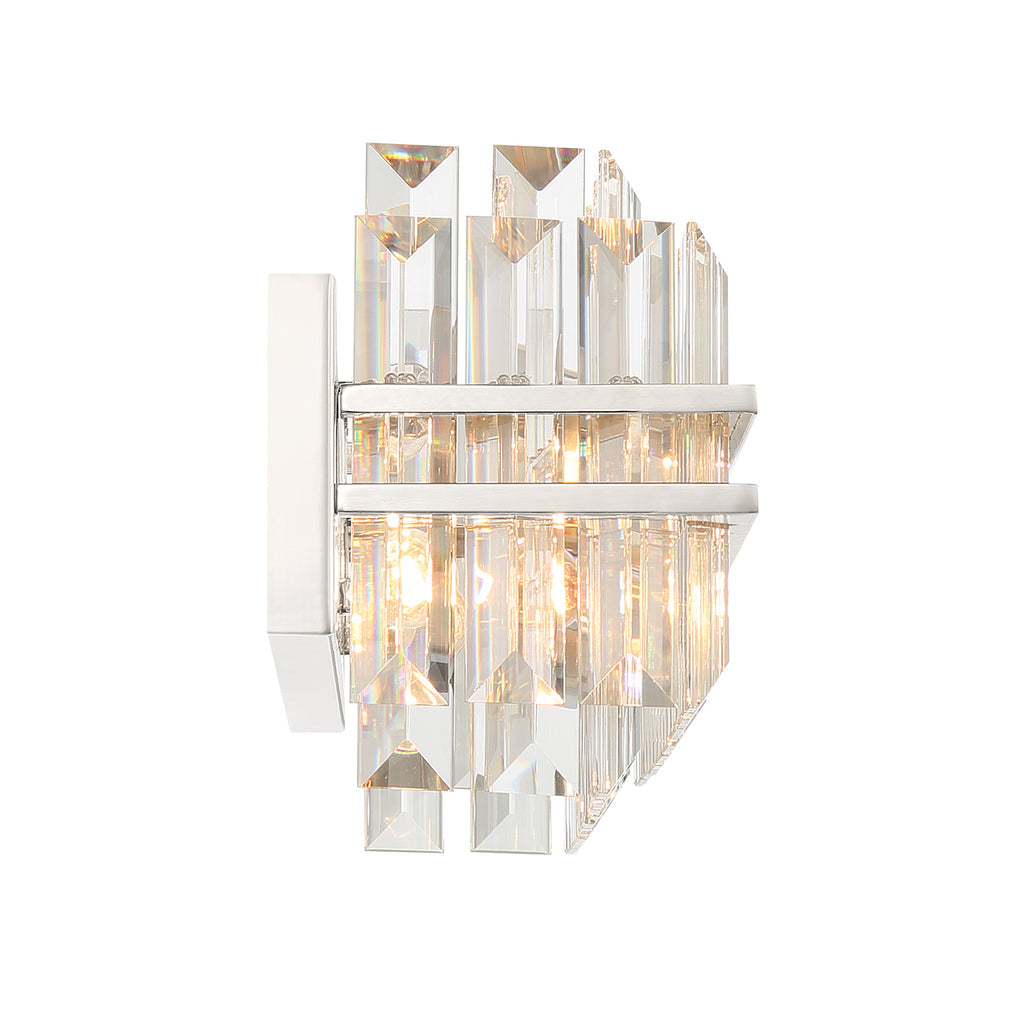 Haky Crystal 4 Light Bathroom Wall Sconce