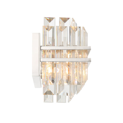 Haky Crystal 4 Light Bathroom Wall Sconce
