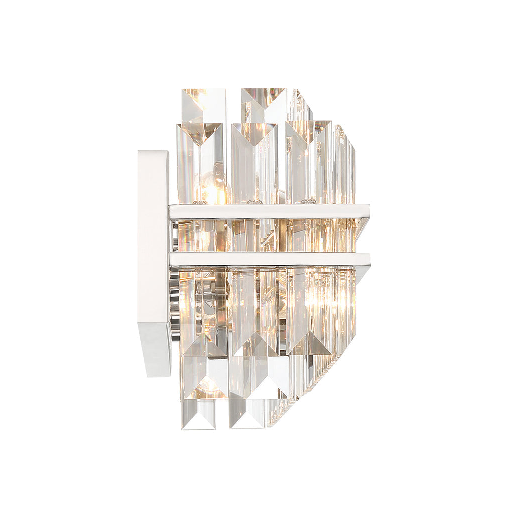 Haky Crystal 6 Light Bathroom Wall Sconce