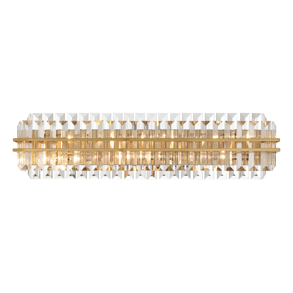 Haky Crystal 6 Light Bathroom Wall Sconce