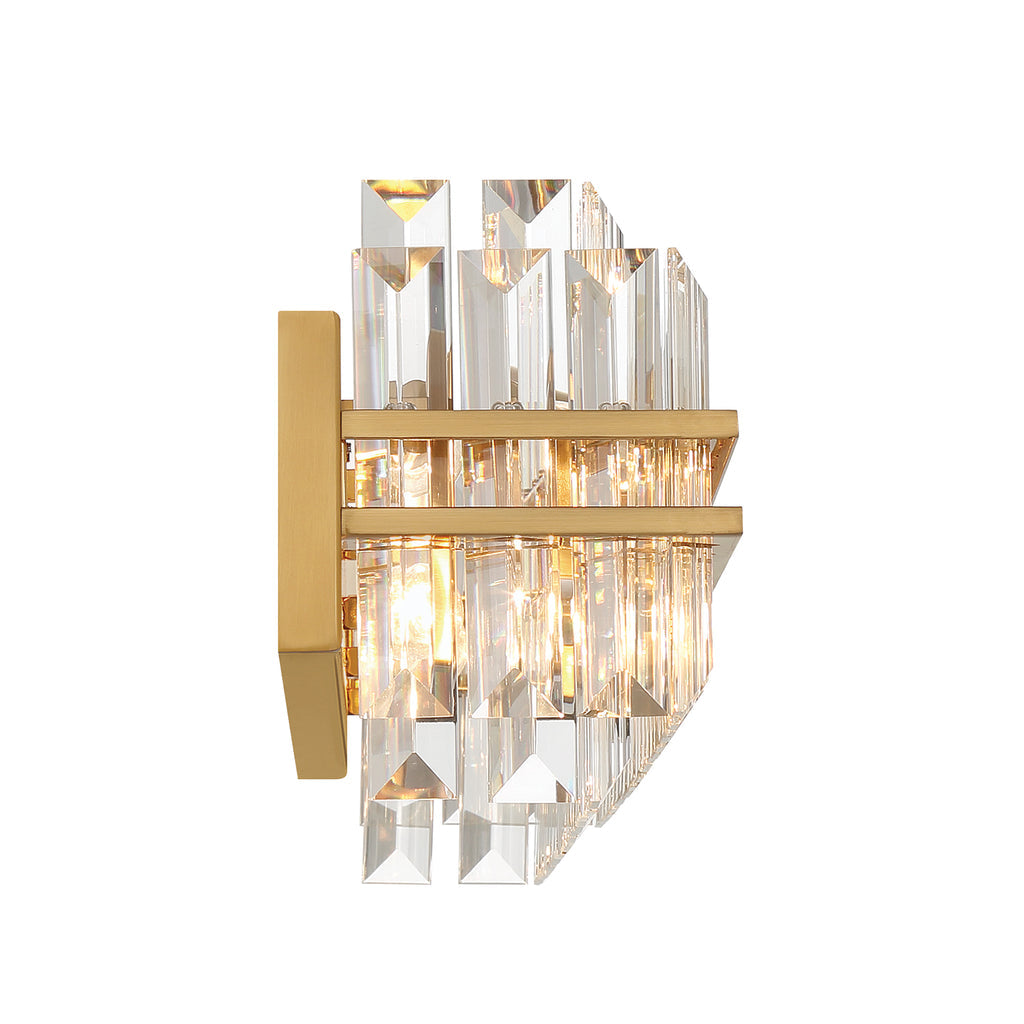 Haky Crystal 6 Light Bathroom Wall Sconce