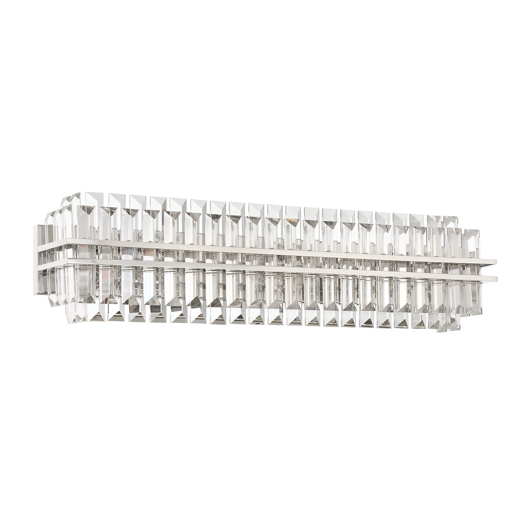 Haky Crystal 6 Light Bathroom Wall Sconce