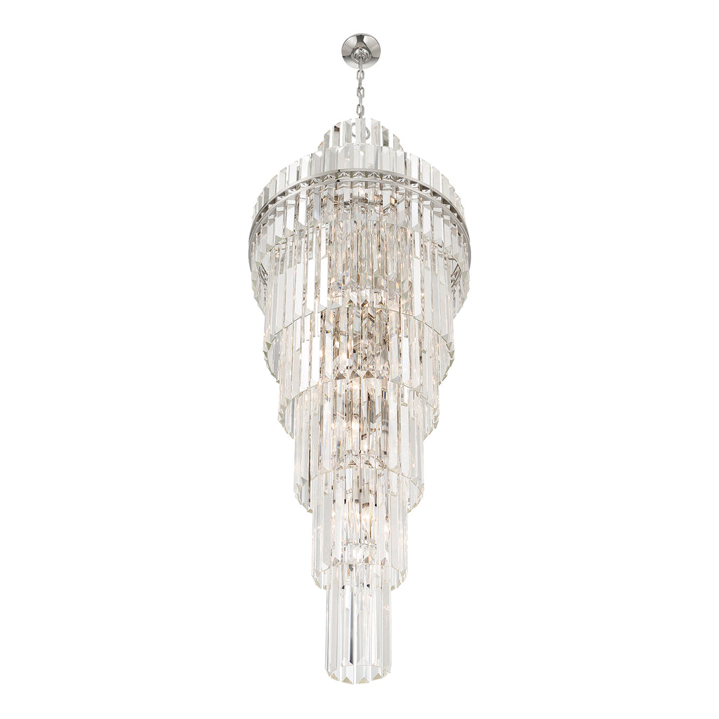 Haky Multi-Layer Crystal 31 Light Chandelier