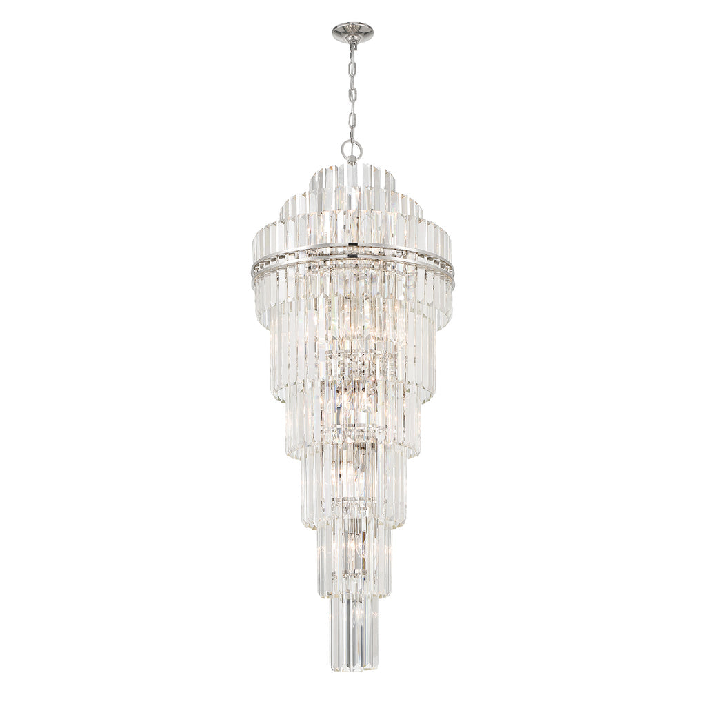 Haky Multi-Layer Crystal 31 Light Chandelier