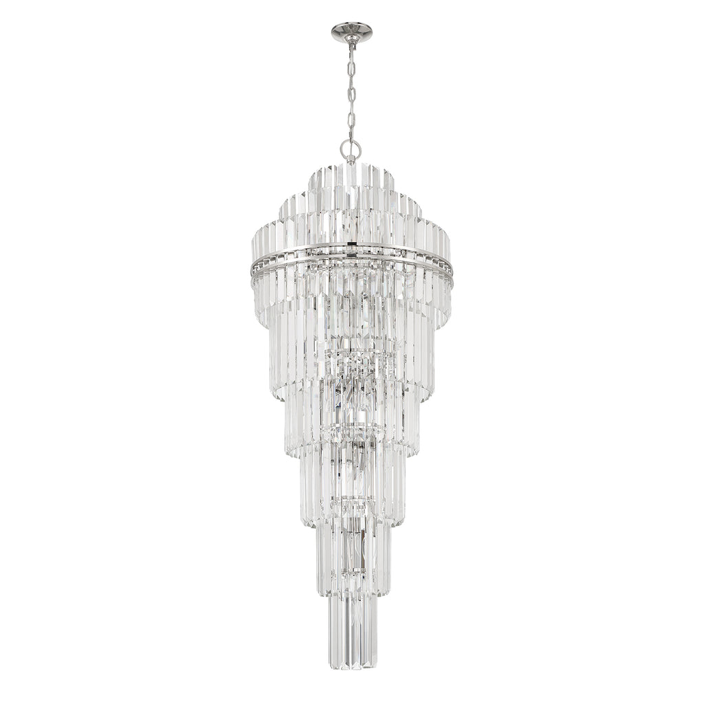 Haky Multi-Layer Crystal 31 Light Chandelier