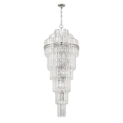 Haky Multi-Layer Crystal 31 Light Chandelier
