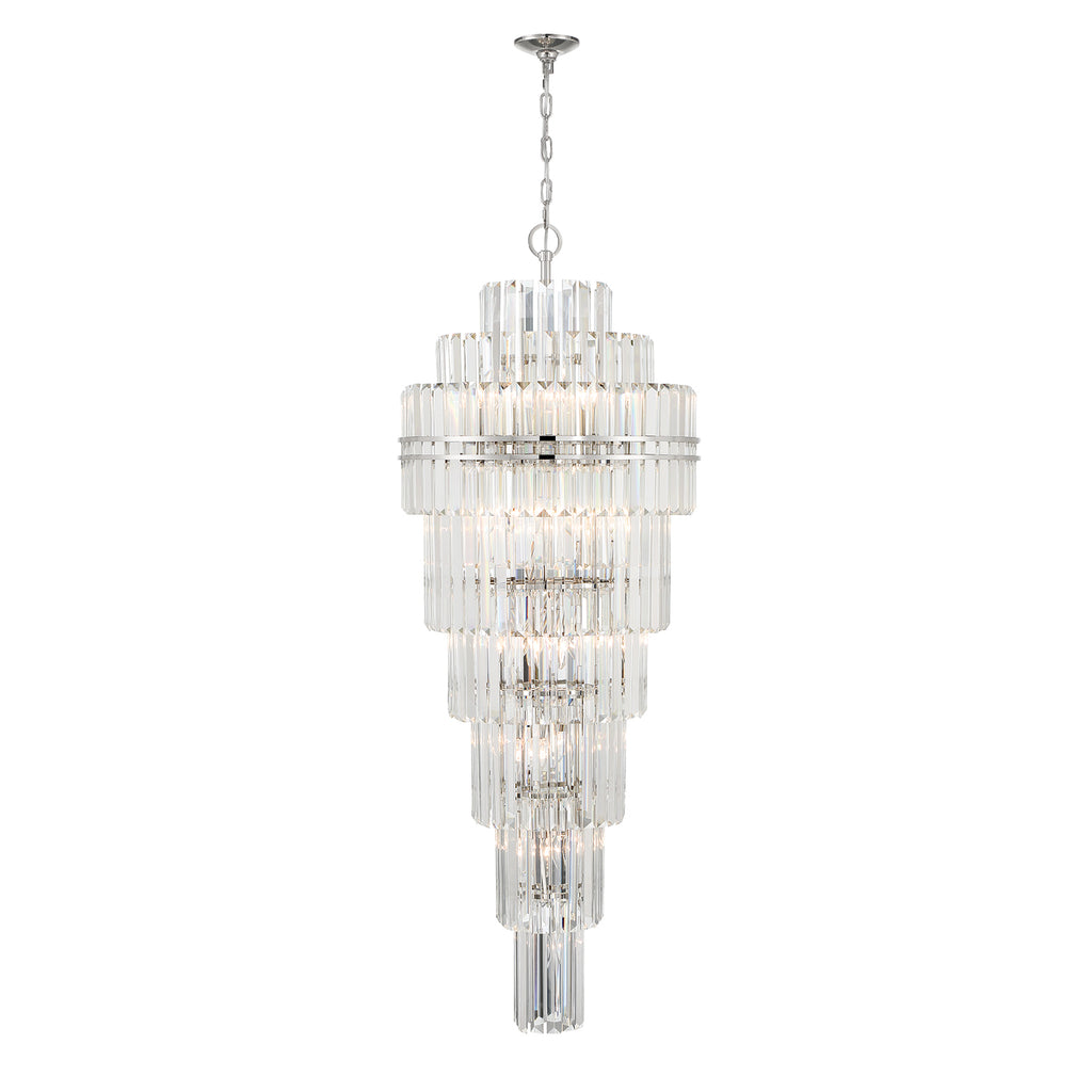 Haky Multi-Layer Crystal 31 Light Chandelier