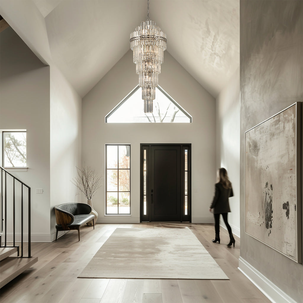 Haky Multi-Layer Crystal 31 Light Chandelier