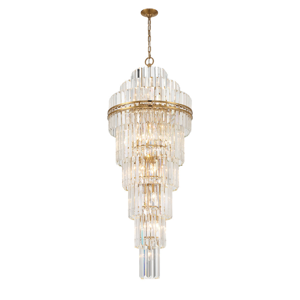 Haky Multi-Layer Crystal 31 Light Chandelier