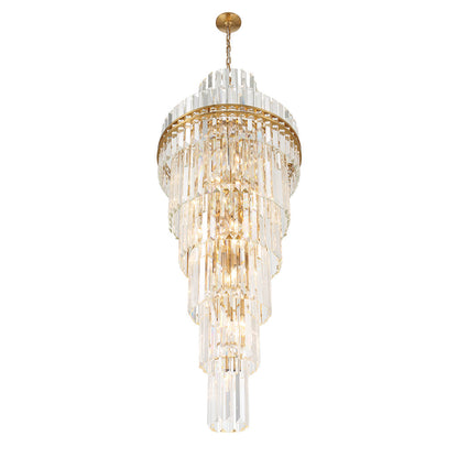 Haky Multi-Layer Crystal 31 Light Chandelier