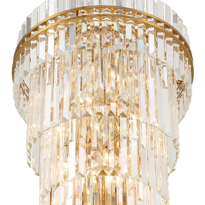 Haky Multi-Layer Crystal 31 Light Chandelier
