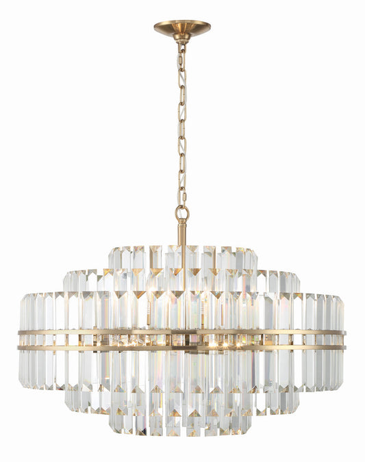 Haky Round Crystal 16 Light Chandelier
