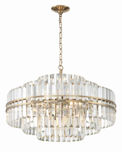 Haky Round Crystal 16 Light Chandelier