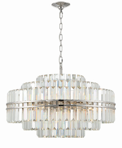 Haky Round Crystal 16 Light Chandelier