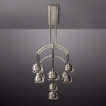 Hemispherical Linear Dining Room Chandelier 54''