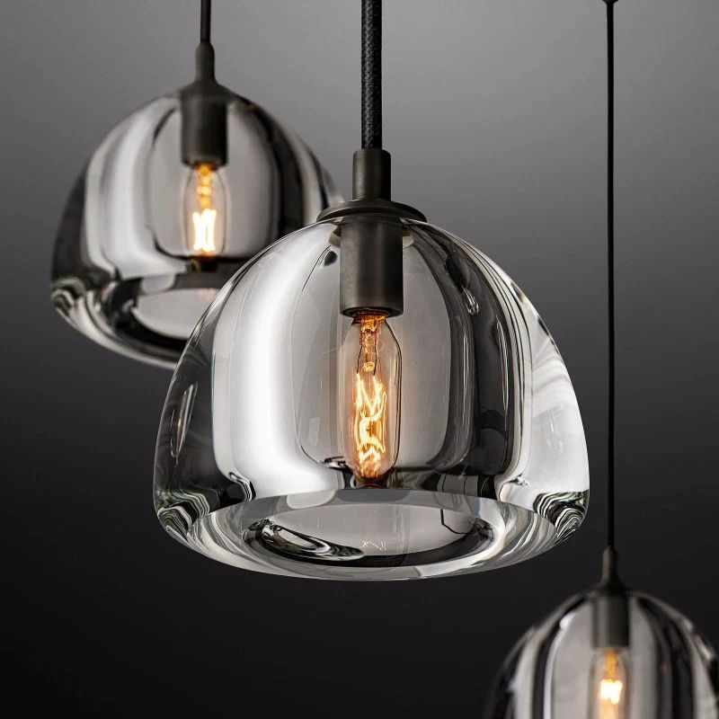 Hemispherical Round Chandelier 36'' For Living Room
