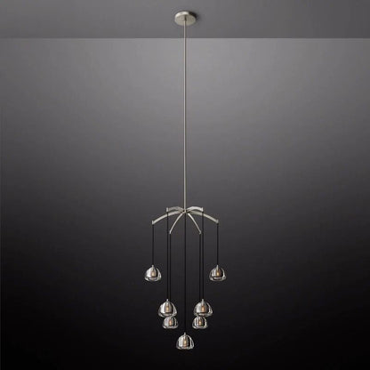 Hemispherical Round Chandelier 36'' For Living Room