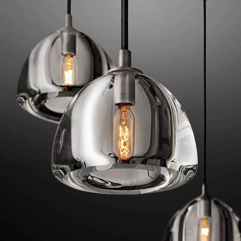 Hemispherical Round Chandelier 36'' For Living Room