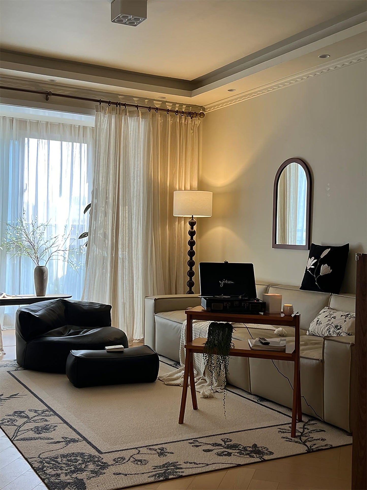 Barbell Floor Lamp 15.7 Inch