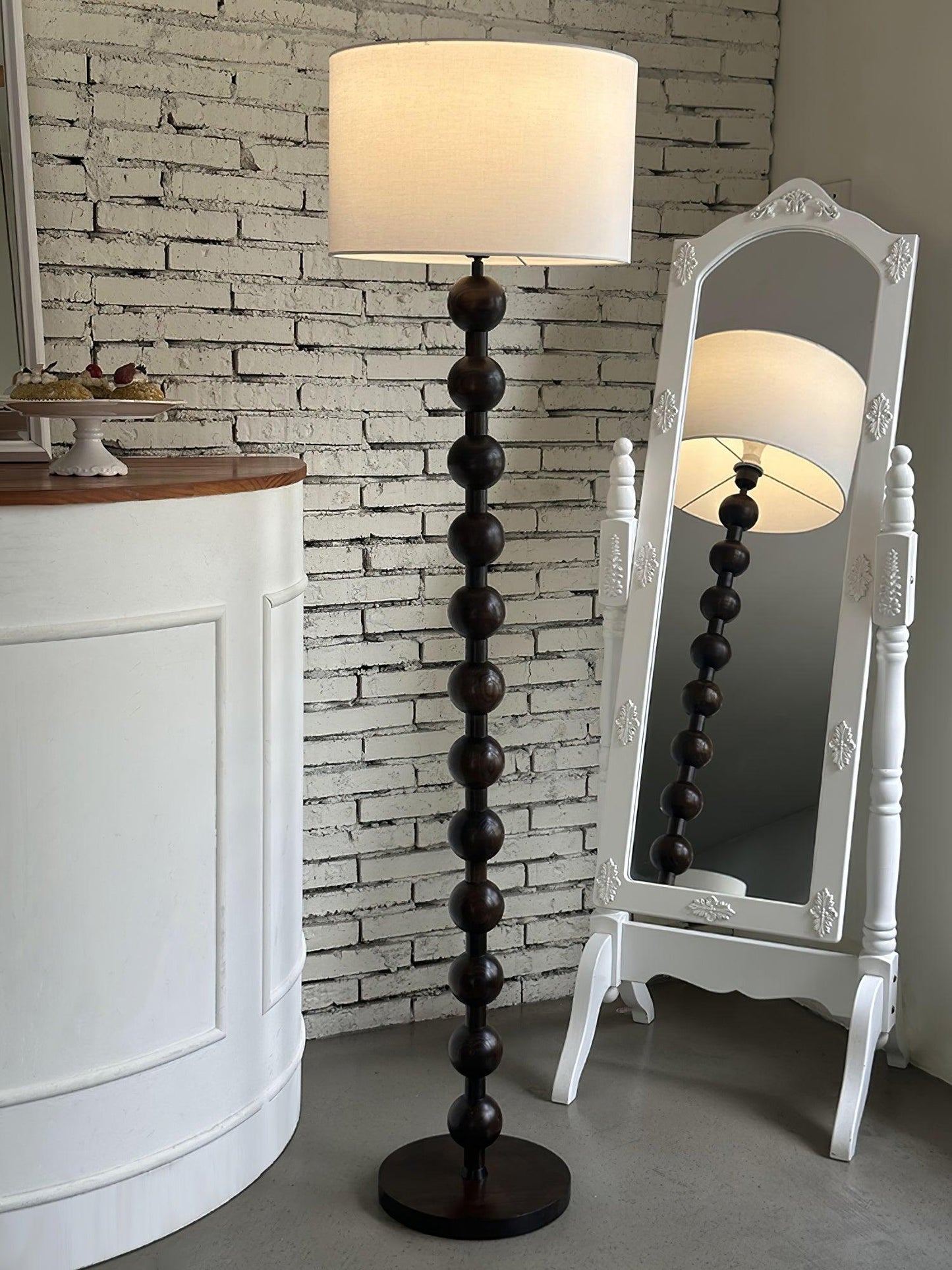 Barbell Floor Lamp 15.7 Inch