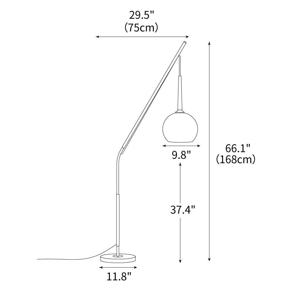 Hanging Floor Lamp 29.5 Inch