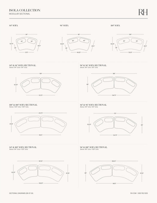 Isola 2-Piece Sofa