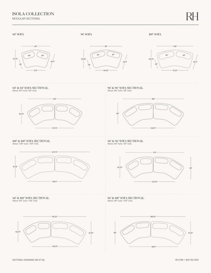 Isola 2-Piece Sofa
