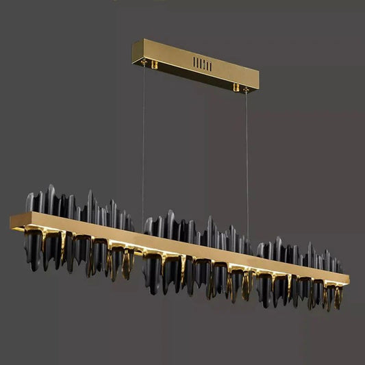 Kakira Modern Sculpture Linear  Dining Room Chandelier