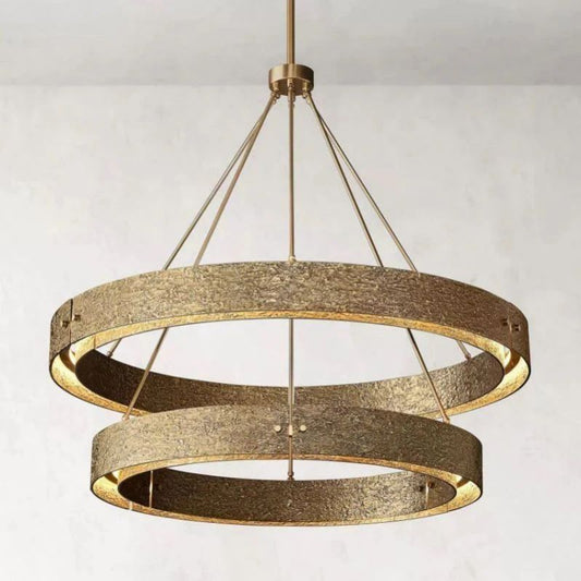 Voury 2-Tier Round  Living Room Chandelier 60"