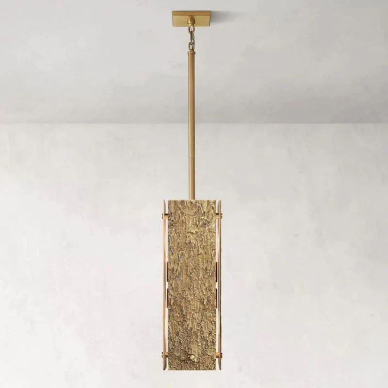 Voury Square Island Pendant 19"