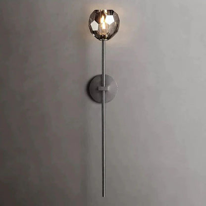 Kristina Glass Grand Bathroom Wall Sconce