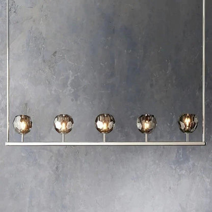 Kristina Glass Linear  Dining Room Chandelier 48"