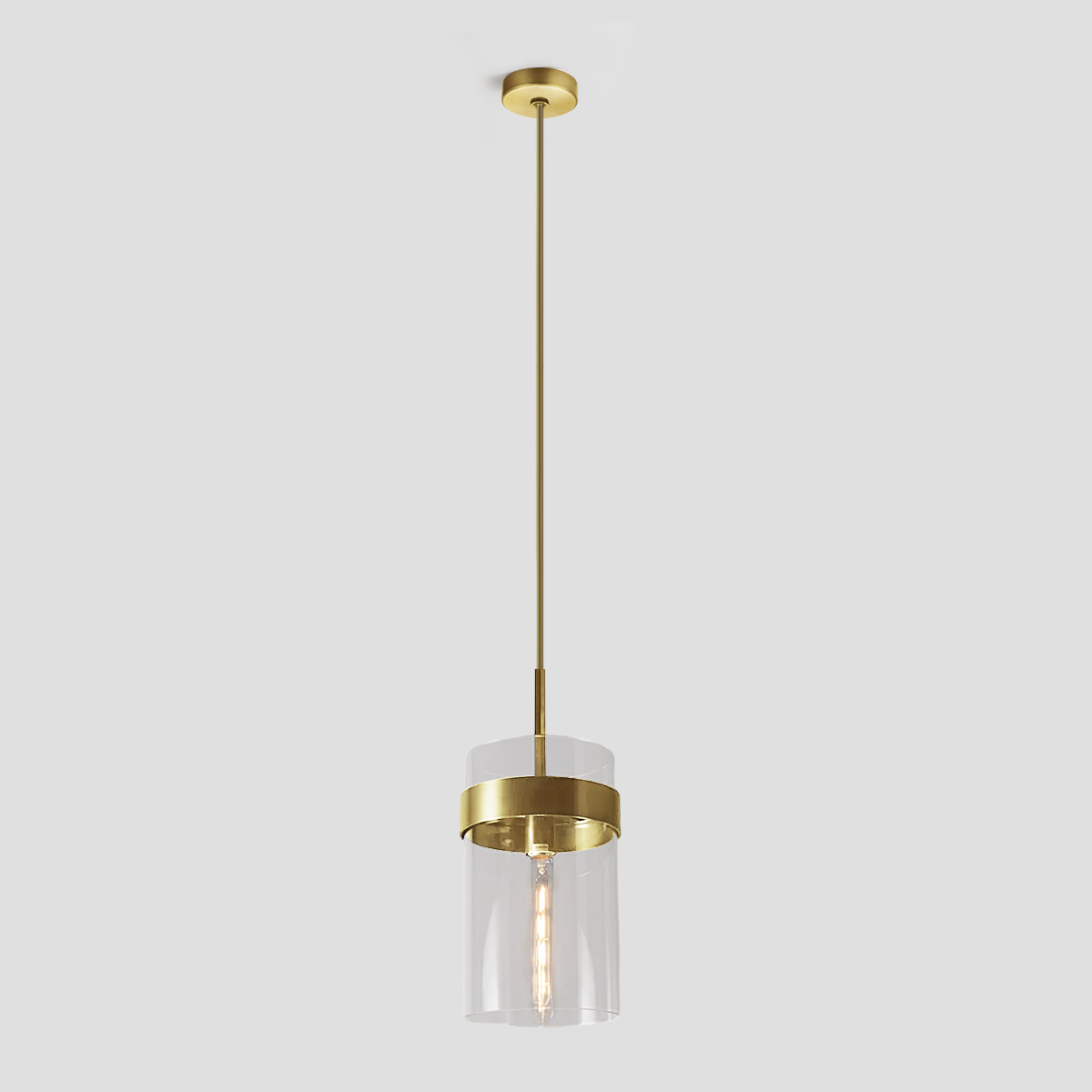 Ravella Cylinder Glass Pendant