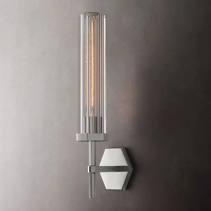Lambet Hexagonal Grand Bathroom Wall Sconce
