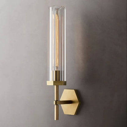 Lambet Hexagonal Grand Bathroom Wall Sconce