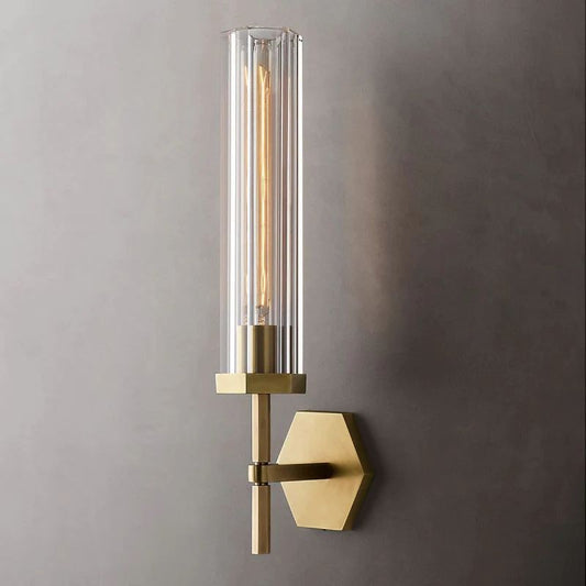 Lambet Hexagonal Grand Bathroom Wall Sconce