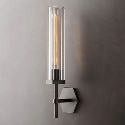 Lambet Hexagonal Grand Bathroom Wall Sconce
