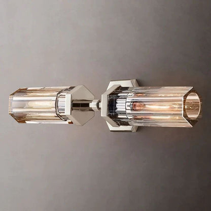 Lambet Hexagonal Linear Short Bedroom Wall Sconce