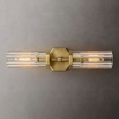 Lambet Hexagonal Linear Short Bedroom Wall Sconce