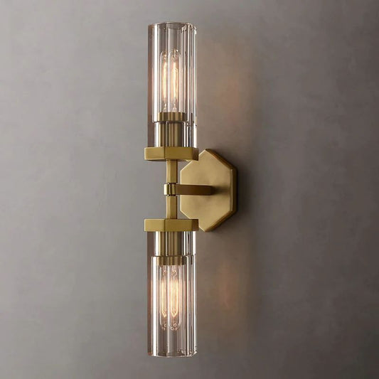 Lambet Hexagonal Linear Short Bedroom Wall Sconce