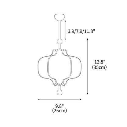 Lantern Style Pendant Light