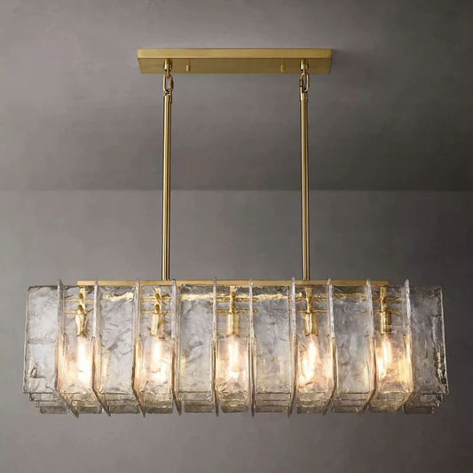 Lattica Rectangular  Dining Room Chandelier 49"
