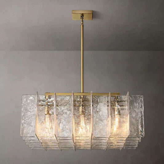 Lattica Square  Dining Room Chandelier 37"