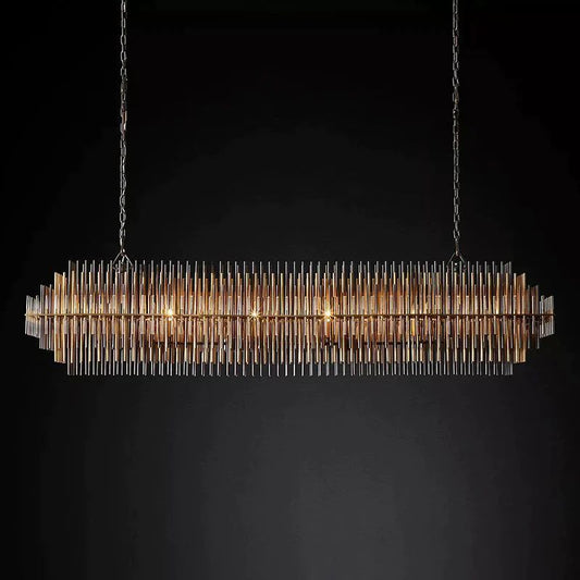 Lilian Rectangular  Dining Room Chandelier 54"
